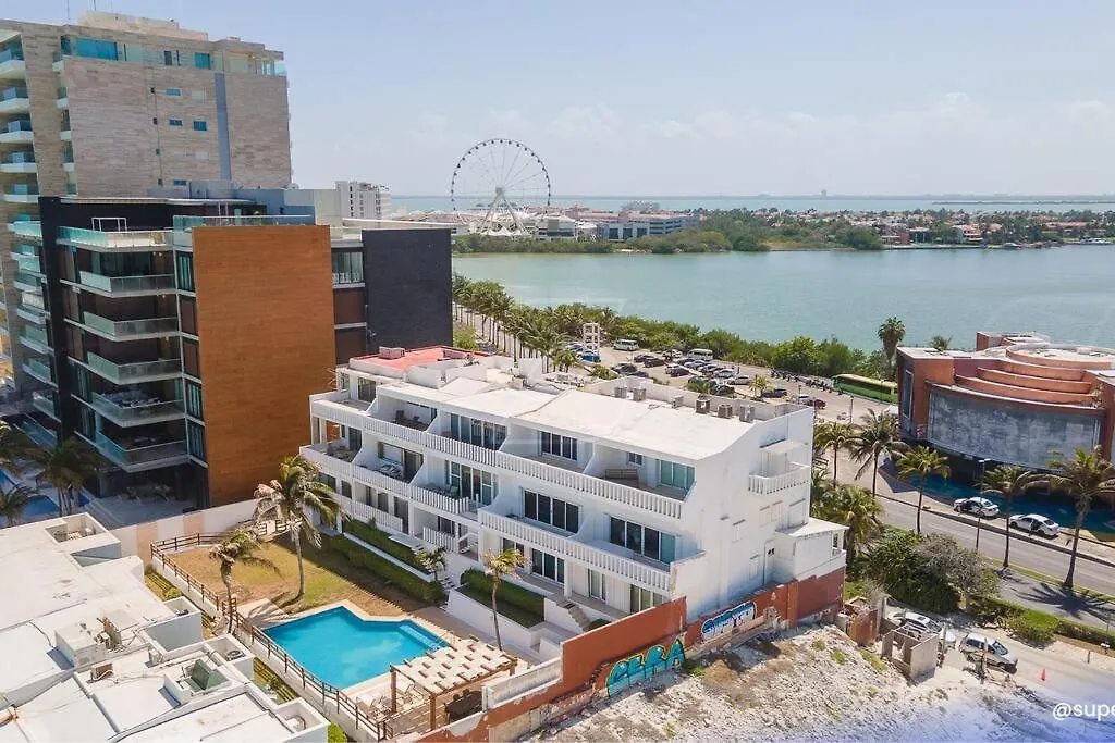 Apartmán Deluxe Ocean View 3B Villa With Great Location Cancún